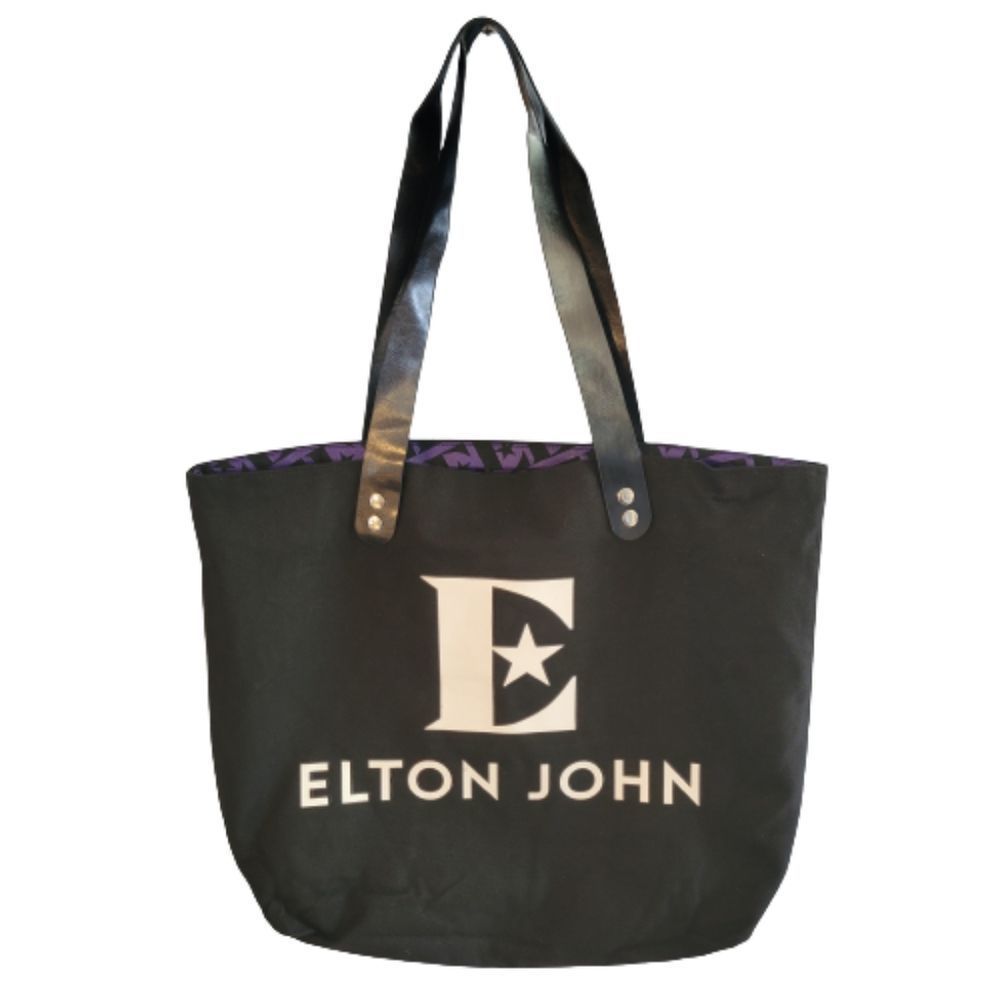 Elton John final tour reversible tote bag